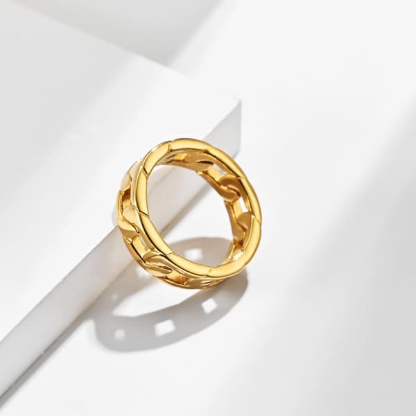 Luminous Magic Ring i rostfritt stål