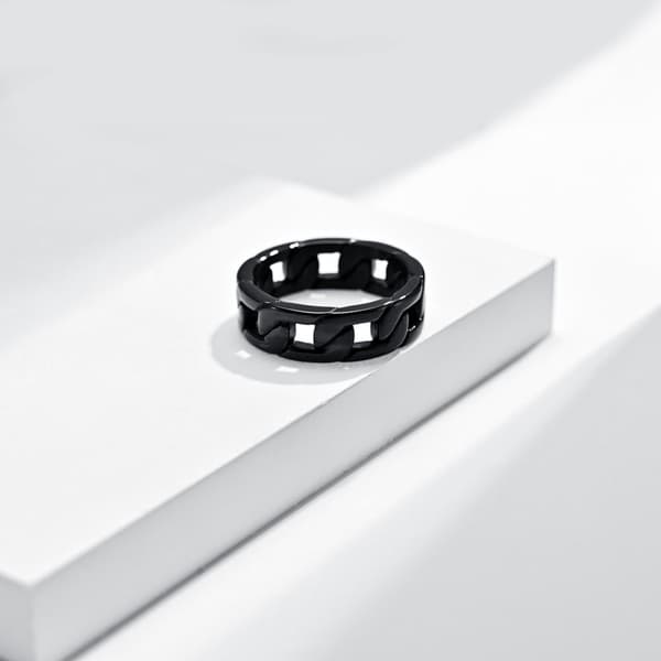 Luminous Magic Ring i rostfritt stål