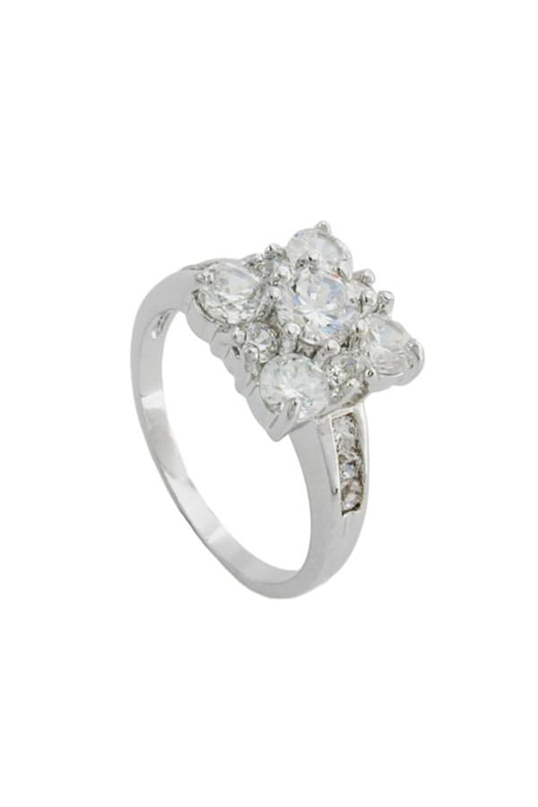 Ring Cubic Zirconia Crystal White - GL01216-56
