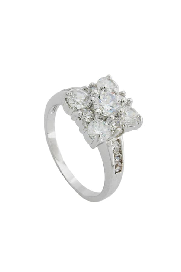 Ring Cubic Zirconia Crystal White - GL01216-60