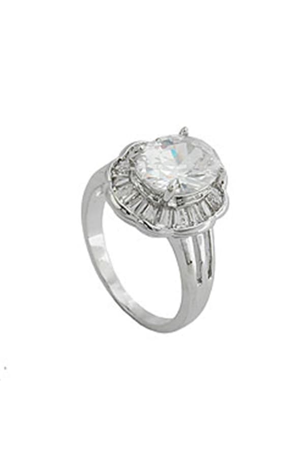 Ring Cubic Zirconia Crystal White - GL01215-56