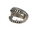 Miniatyrbild 1 av 5: Cool Silver Ring - Mun med Tänder / Djävulens Tänder - Stl 19
