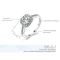 Miniatyrbild 4 av 6: 2st Ringar Cubic Zirconia Stapelbara - Storlek 7 / Silver