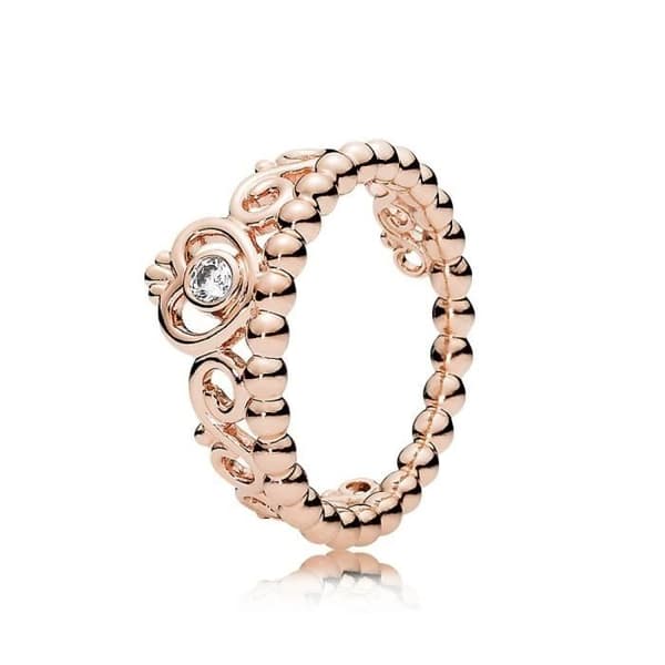 Ring - PANDORA - 180880CZ-56 - Silver - Cubic Zirconia - Dam