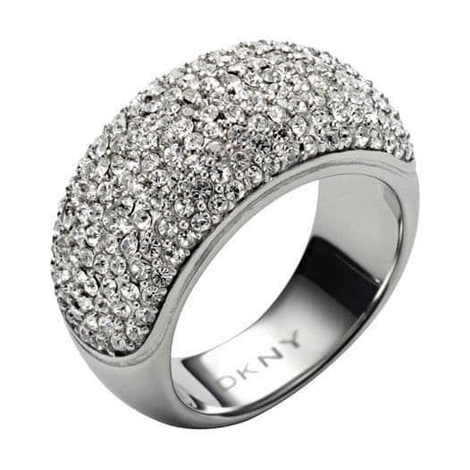 Ring - DKNY - JEWELRY ESSENTIAL NJ1561040505 - Rostfritt stål - Silverfärgad - Kvinna
