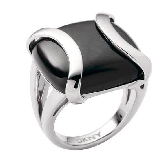 Ring - DKNY - JEWELRY ESSENTIAL NJ1676040503 - Rostfritt stål - Silverfärgad - Dam