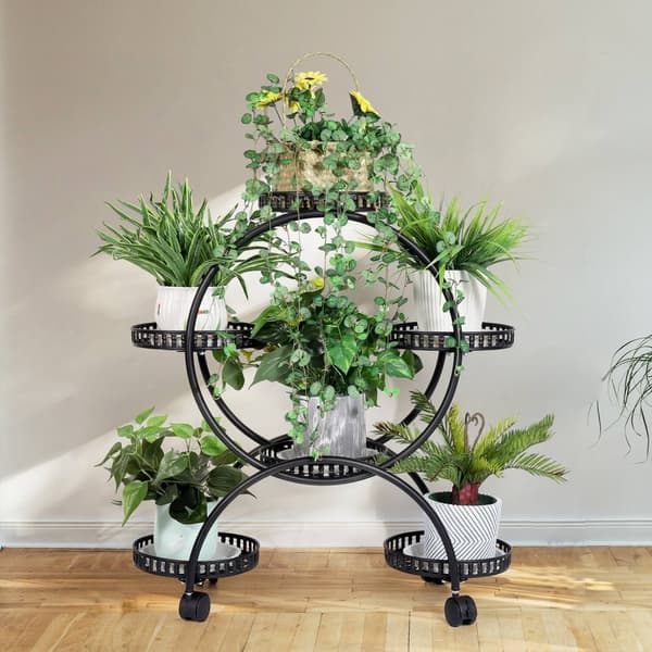 Plante Stativ, Multi-Lag, Blomsterpotte Stativ, Sort
