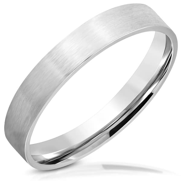 Slät Ring Rostfritt stål 316L Silver Färg - 3,5 mm - Stl 17,32