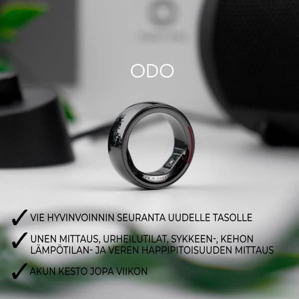 Odo Smart ring 3, Svart - 11