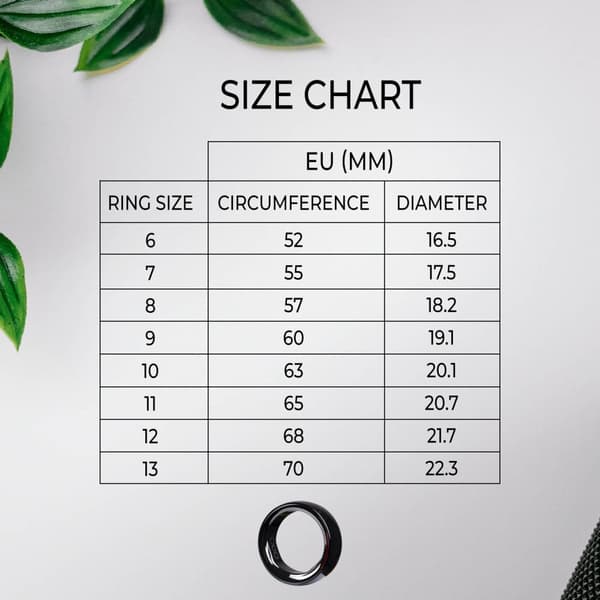 Odo Smart ring 3, Svart - 12