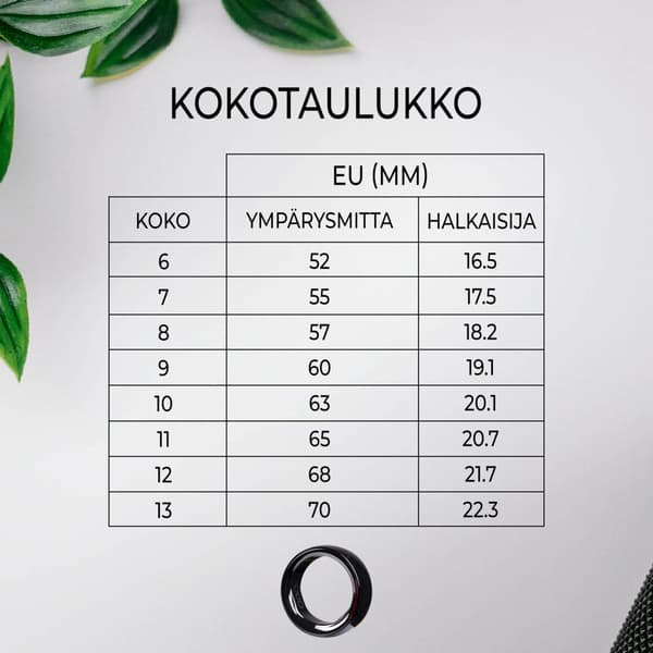 Odo Smart ring 3, Svart - 12
