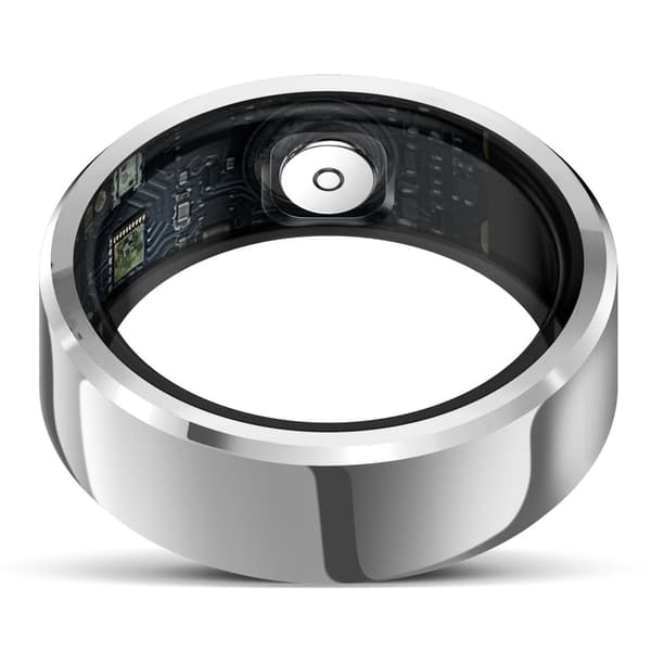 React Smart Ring Lys, Sølv - 11