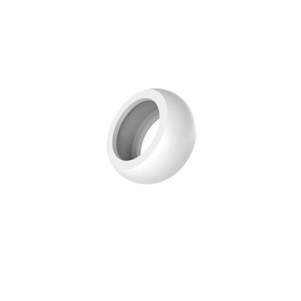 INF Silikon støtsikkert beskyttelsesdeksel for Oura Ring Gen 3 Hvit S