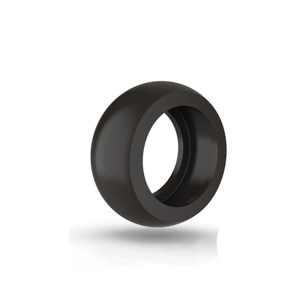 INF Silikon støtsikkert beskyttelsesdeksel for Oura Ring Gen 3 Sort L