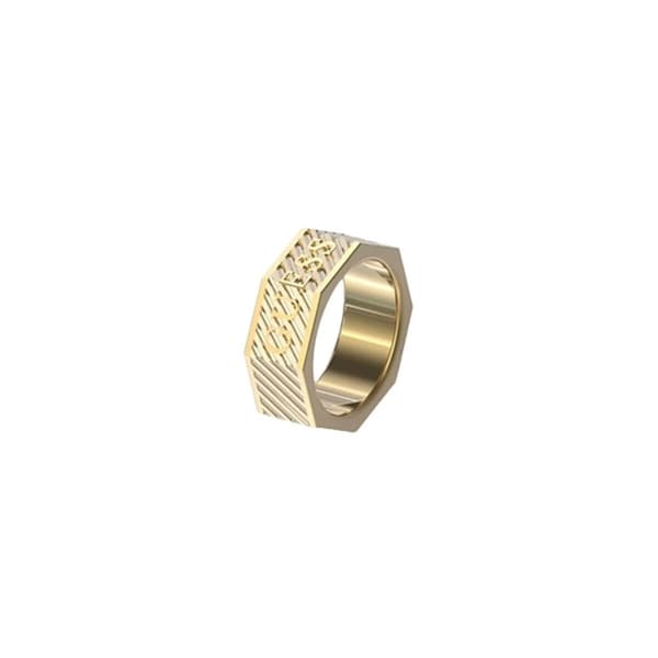 Ring til mænd Guess JUMR03030JWYG64 24