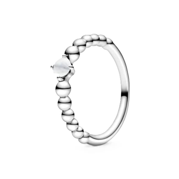 Naisten sormus Pandora WHITE STONE - RING - SIZE 52