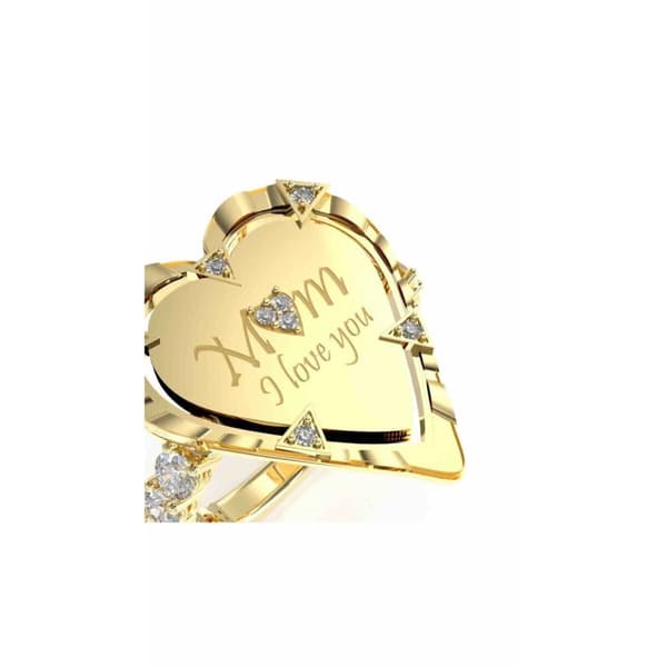Ring til kvinder Guess JUBR04050JWYG52