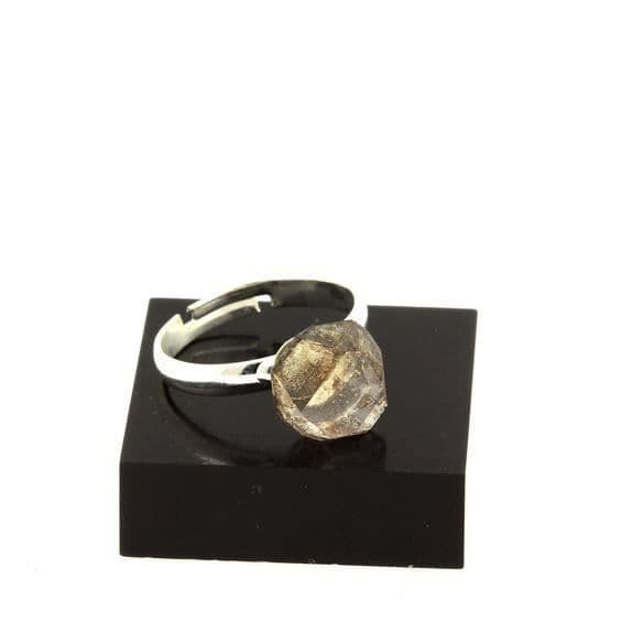 Ring - ABIJOUX - rå petroleumskvarts - justerbar storlek - 9,82 ct - Unisex