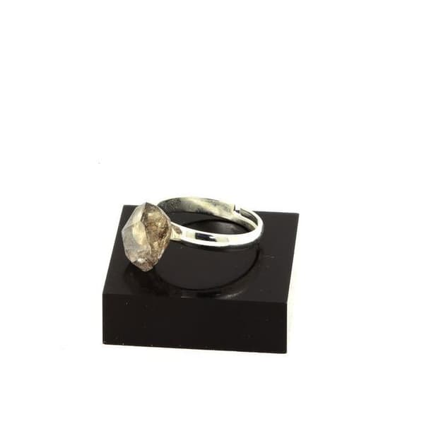 Ring - ABIJOUX - rå petroleumskvarts - justerbar storlek - 9,82 ct - Unisex
