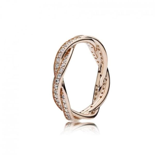 Ring - PANDORA - 180892CZ-54 - Silver - Cubic Zirconia - Dam
