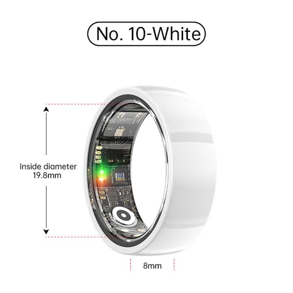 INF Smart Ring R1000 - Sleep Monitor Bluetooth 5.2 Blood Oxygen Tracker