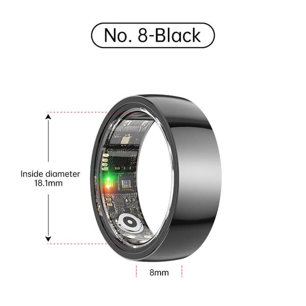 INF Smart Ring R1000 - Mångsidig Hälso- & Aktivitetsövervakning