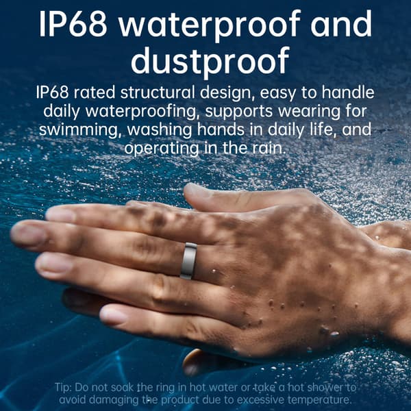 INF Smart Ring R1000 - Mångsidig Hälso- & Aktivitetsövervakning