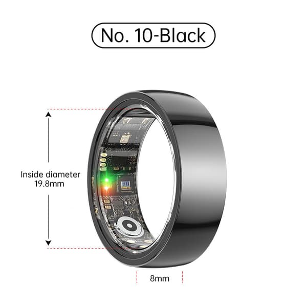 INF Smart Ring R1000 - Mångsidig Hälso- & Aktivitetsövervakning