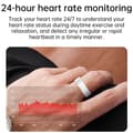 Miniatyrbillede 9 af 10: INF Smart Ring R1000 - Sleep Monitor Bluetooth 5.2 Blood Oxygen Tracker