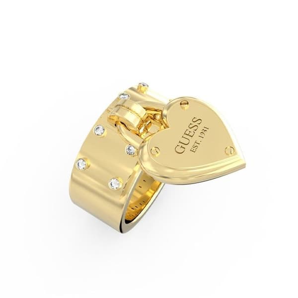 Ring - GUESS - JUBR04205JWYG - Rostfritt stål - Guld - Dam