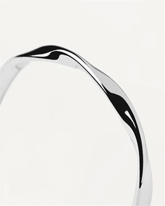 PDPAOLA Ring i silver - Spiral - AN02-804
