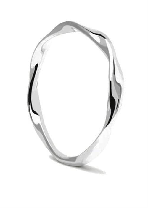 PDPAOLA Ring i silver - Spiral - AN02-804