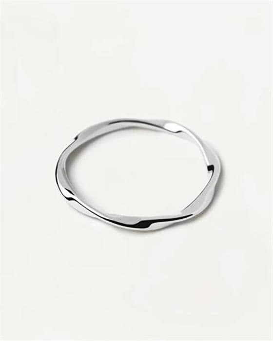 PDPAOLA Ring i silver - Spiral - AN02-804