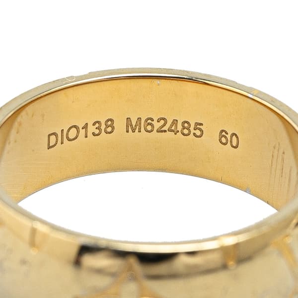 Pre-owned Louis Vuitton Gold Plated Nanogram Ring Gold