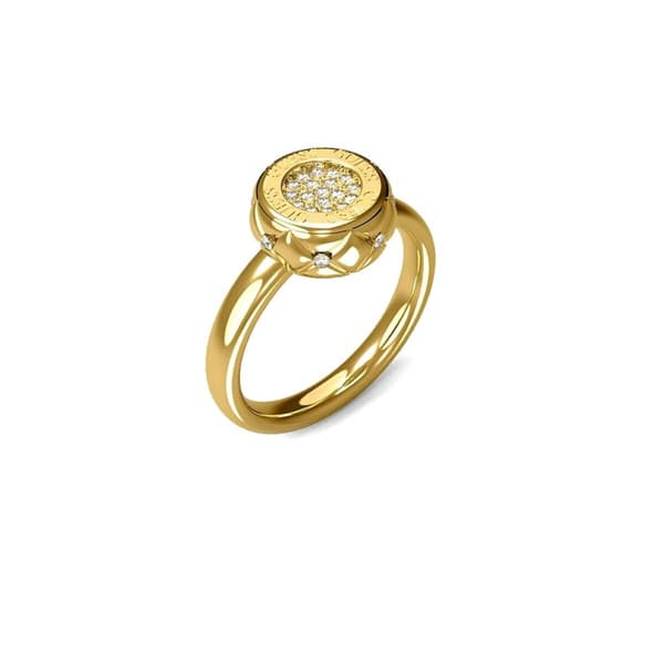 Ring til kvinder Guess JUBR04597JWYG54 Gylden 14