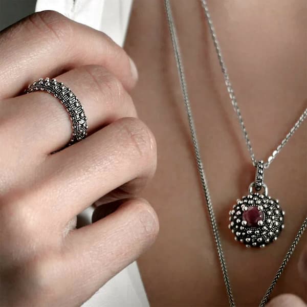 Ring til kvinder Albert M. WSOX00395.S-18 Sølvfarvet 18