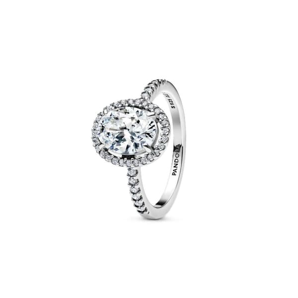 Damring Pandora 193777C01-52 12 Silvrig