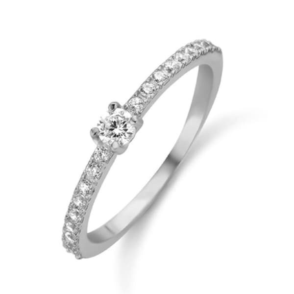 Naisten sormus New Bling 9NB-0387-50 Hopeinen 10
