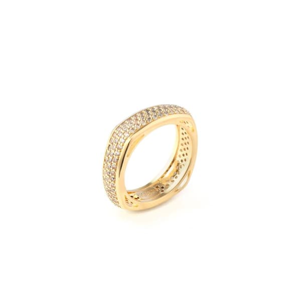 Ring til kvinder Guess JUBR04675JWYG52 12 Gylden