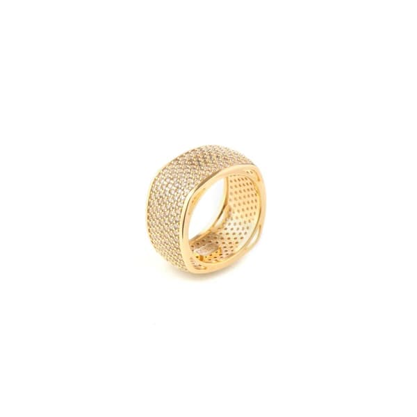 Ring til kvinder Guess JUBR04674JWYG58 18 Gylden