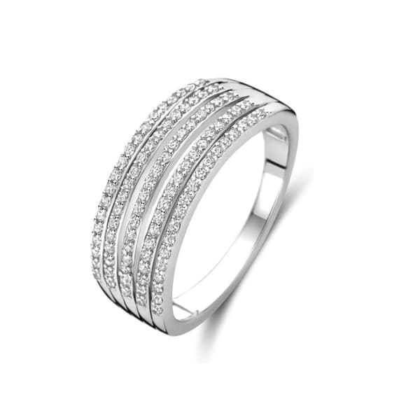 Ring til kvinder New Bling 9NB-1428-60 20 Sølvfarvet
