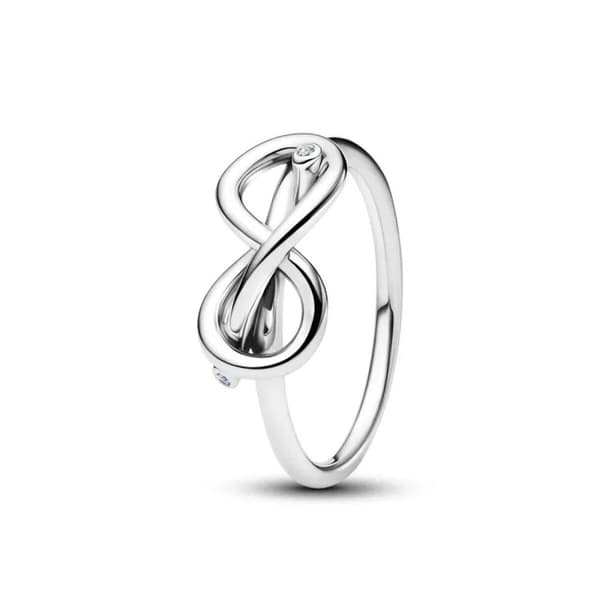 Ring til kvinder Pandora 193759C01-52 12 Sølvfarvet