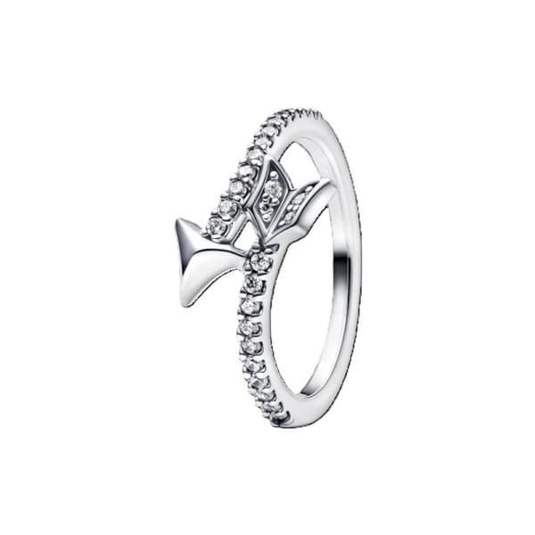 Ring til kvinder Pandora 193619C01-52 Sølvfarvet 12