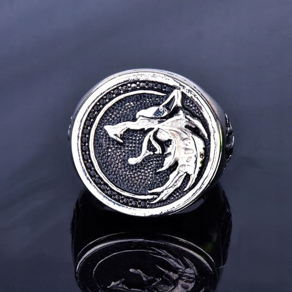 RING SIGNET VARGKAMP NORDISK GOTISK 501