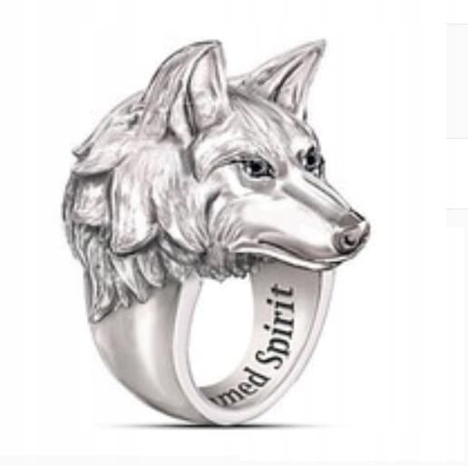 VIKING Nordic RING Wolf Freki Geri 153