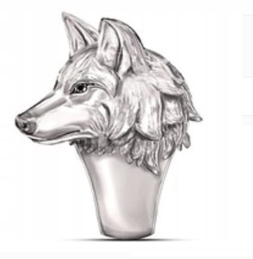 VIKING Nordic RING Wolf Freki Geri 153