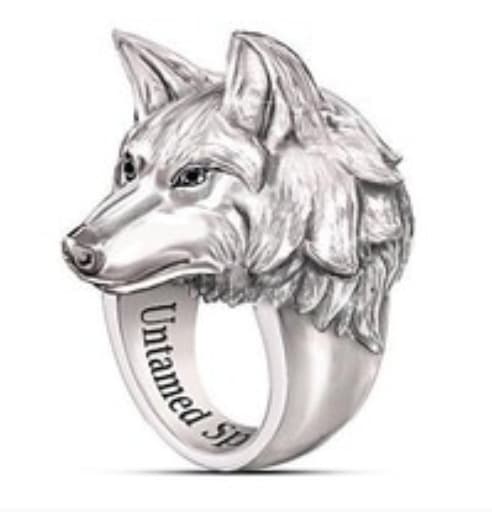 VIKING Nordic RING Wolf Freki Geri 153
