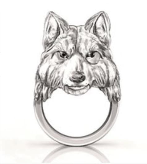 VIKING Nordic RING Wolf Freki Geri 153