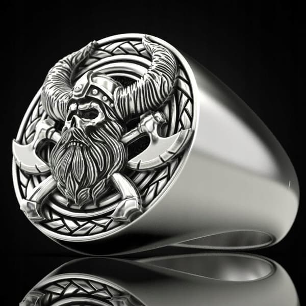 RING SIGNET NORDISK VIKINGKAMPSYXA 149