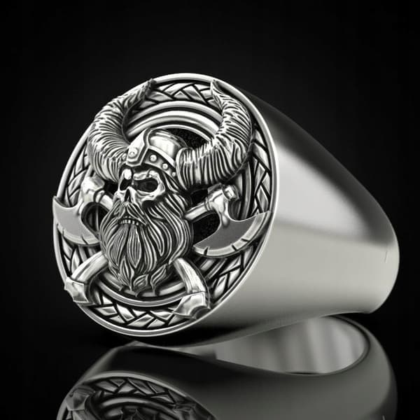 RING SIGNET NORDISK VIKINGKAMPSYXA 149